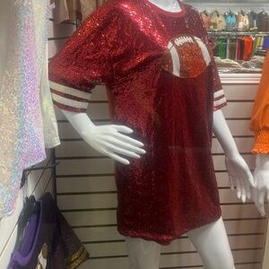 Glitter Football jersey
